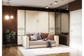 Шкаф-кровать с диваном Злата в Зелёном Бору - zelyonyj-bor.katalogmebeli.com | фото